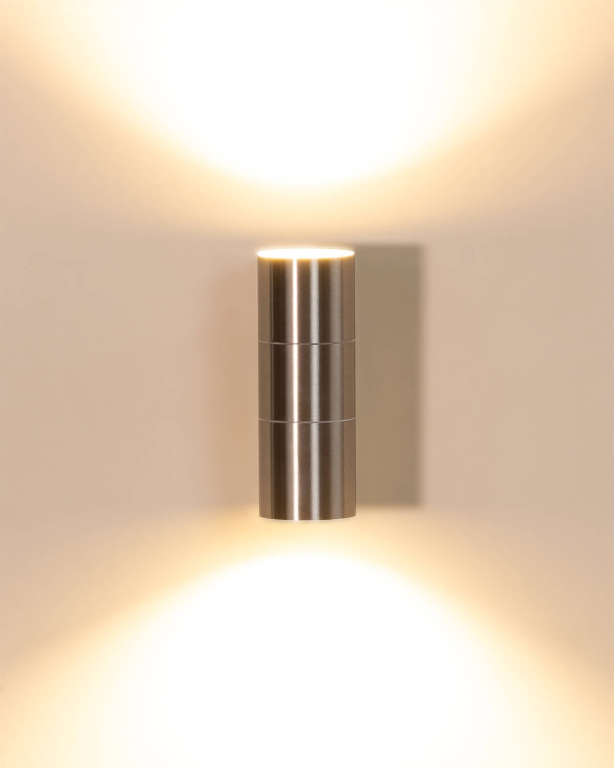 Bathroom wall light with 2 metal light points Mahora, gallery image 2
