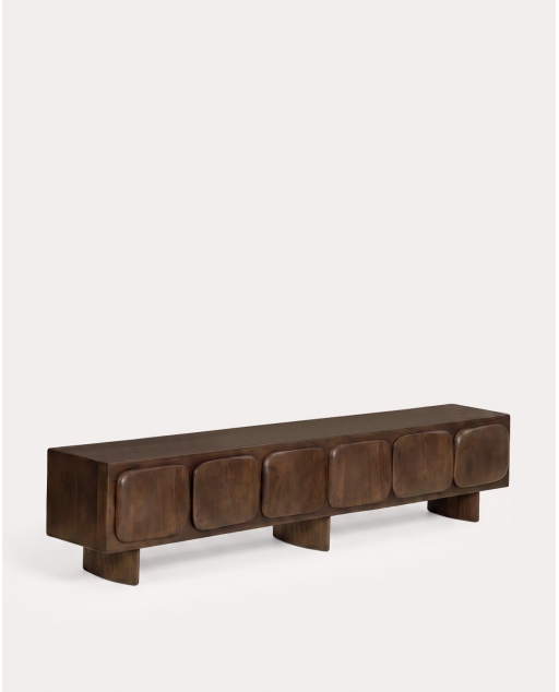 TV unit with 6 doors 240x45 cm made of mango wood Orlean