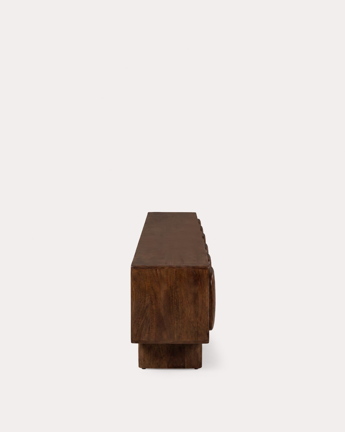 TV unit with 6 doors 240x45 cm made of mango wood Orlean, gallery image 3