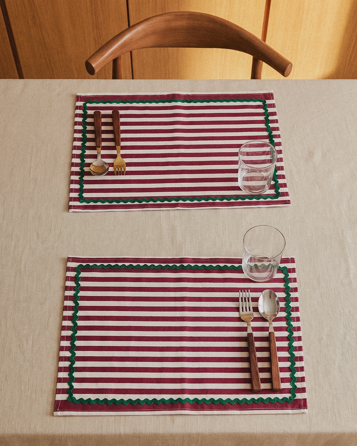 Single rectangular coat 50x35 cm of fabric Ikuya, gallery image 2