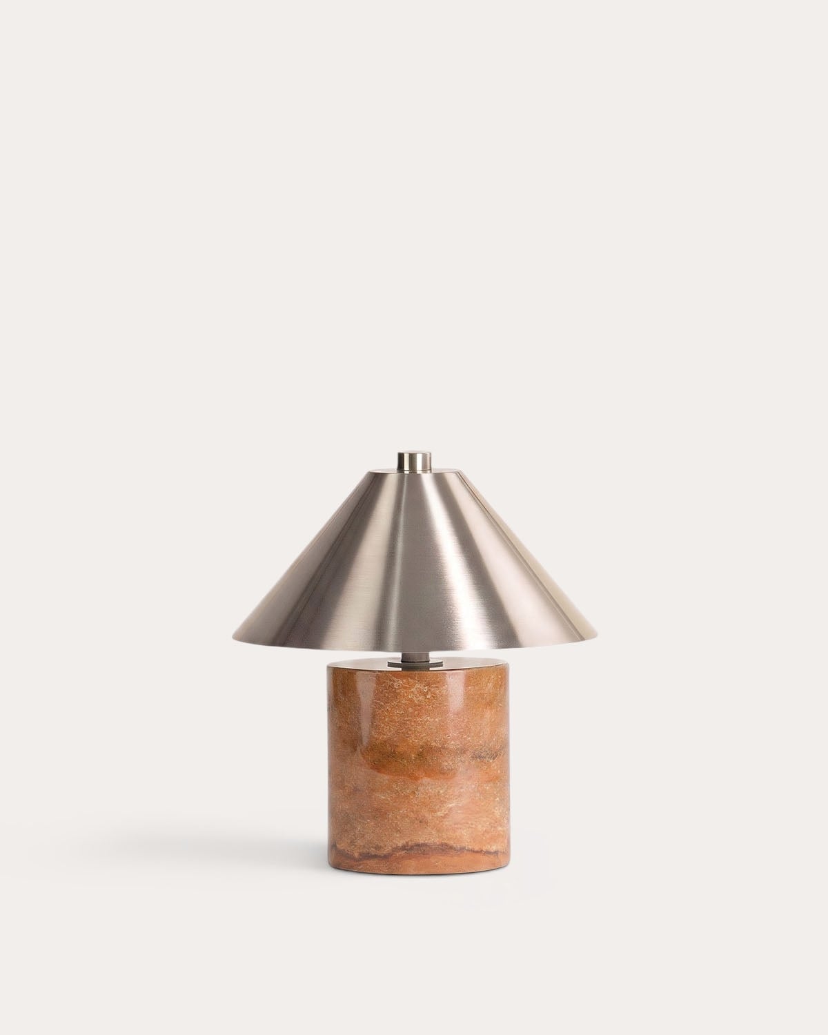 Wireless LED marble and metal table lamp Obely, gallery image 1