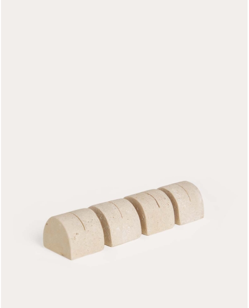 Set of 4 marble Ø4 cm tip holders Belonvi