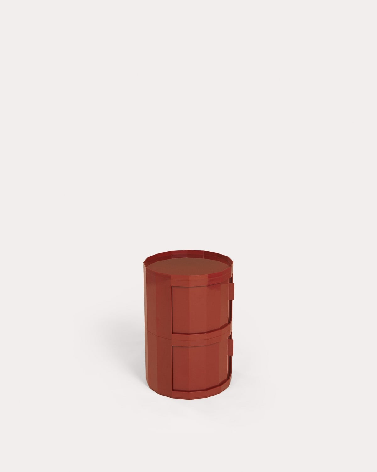 Round bedside table Ø37 cm with ABS storage Madikke, gallery image 1