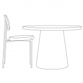 Dining table and chairs set
