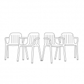 Pack 4 Chairs