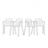Pack 4 Chairs